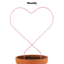 Load image into Gallery viewer, MOSSIFY Heart "Give Love" Metal Trellis