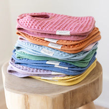 Load image into Gallery viewer, Reversible Bib + Burp Set Sunshine