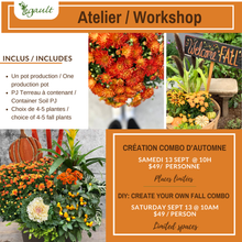 Charger l'image dans la galerie, ATELIER: Créez votre COMBO d'AUTOMNE