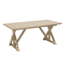Load image into Gallery viewer, C.R.PLASTIC™ Harvest Wide Picnic Table Beige