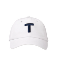 Load image into Gallery viewer, T Golf Cap White