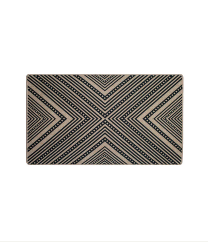 Trigon Natural/Black Doormats