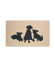 Load image into Gallery viewer, Three Dogs Doormat