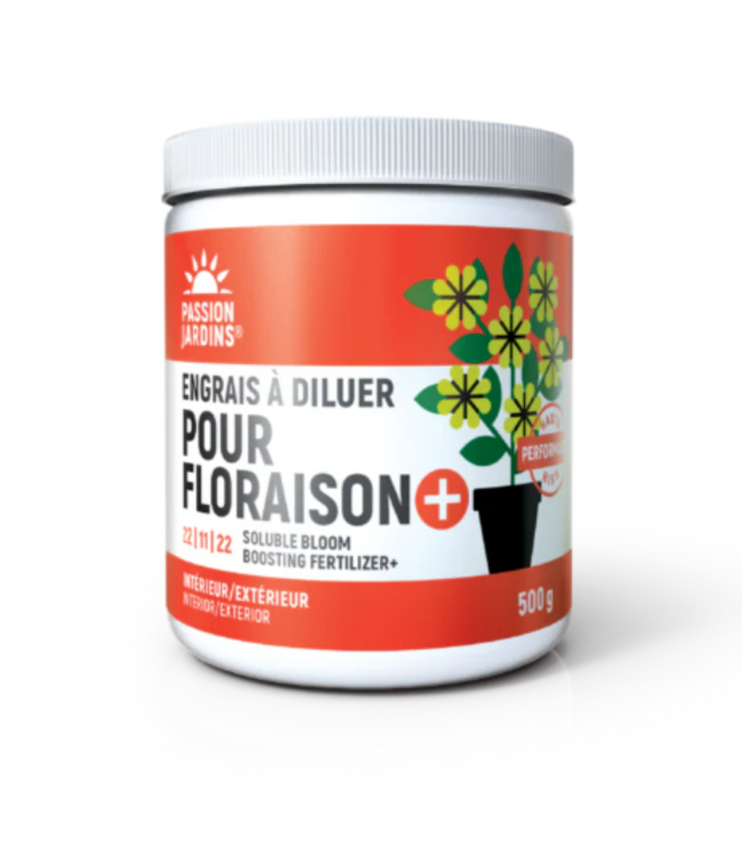 Soluble Bloom Boosting Fertilizer + 22-11-22  PASSION JARDINS