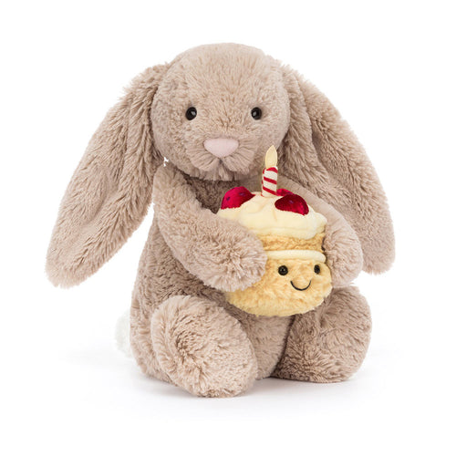 JELLYCAT™ Bashful Beige Bunny Birthday