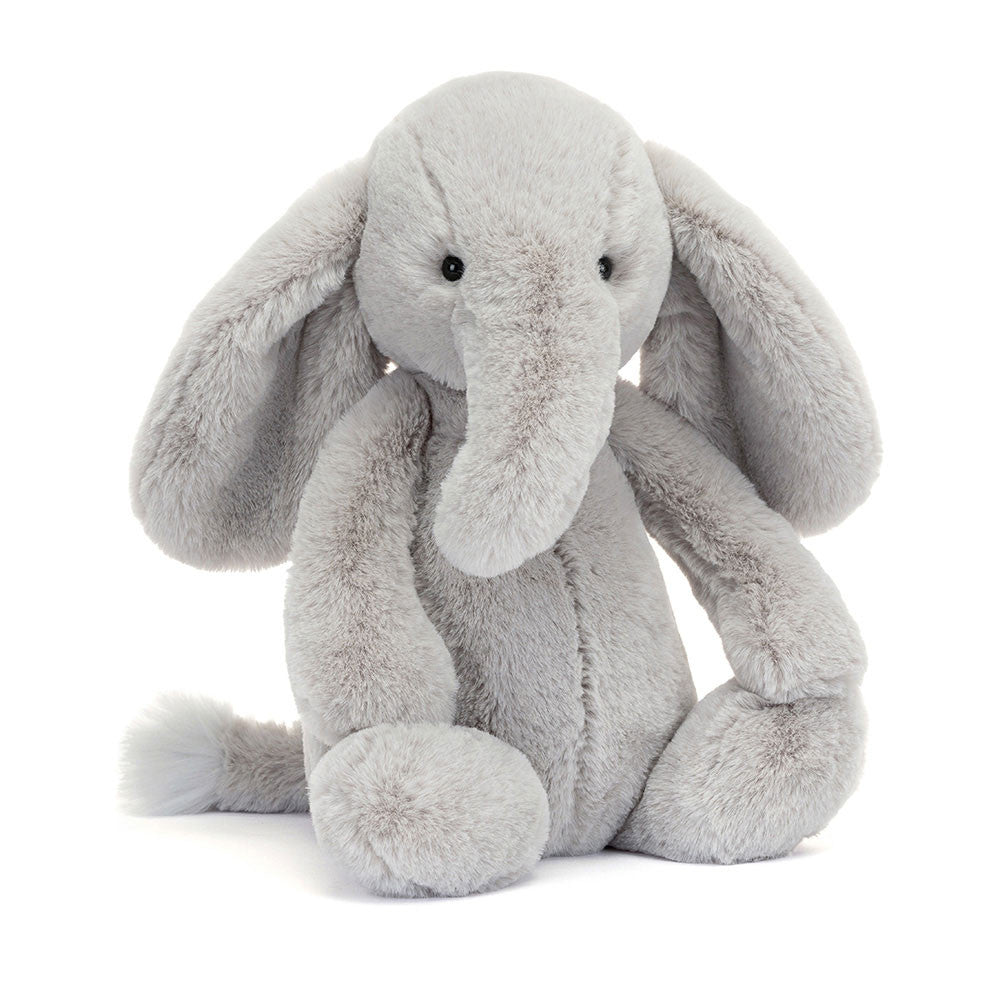 JELLYCAT™ Bashful Luxe Elephant Thuddeus Original