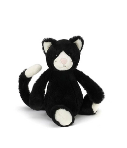 JELLYCAT™ Bashful Black & White Cat Little