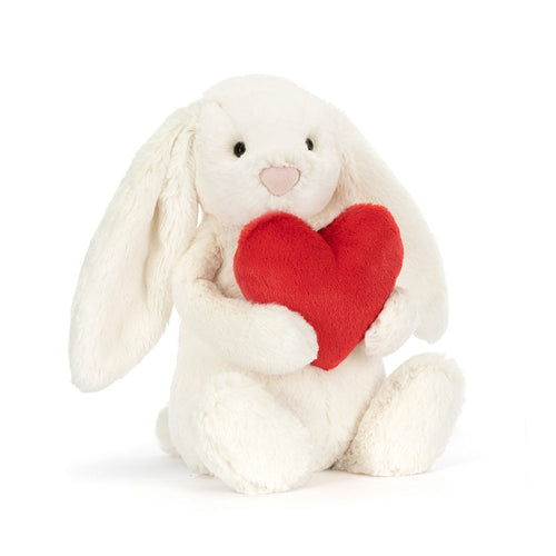 JELLYCAT™ Bashful Red Love Heart Bunny Original