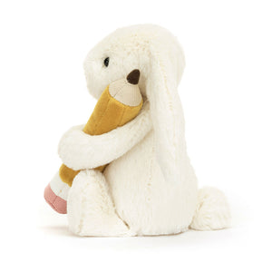 JELLYCAT™ Bashful Bunny with Pencil