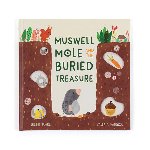 JELLYCAT™ Muswell Mole And The Buried Treasure Book