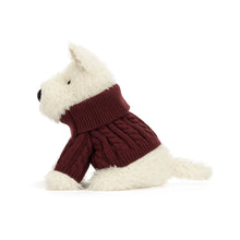 Load image into Gallery viewer, JELLYCAT™ Munro Scottie Dog 'Winter Jumper'