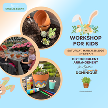 Charger l'image dans la galerie, ATELIER POUR ENFANTS : Création succulentes pour Pâques