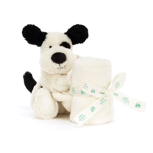 JELLYCAT™ Bashful Black&Cream Puppy Soother