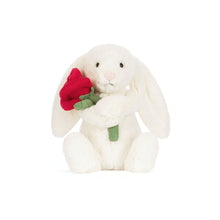 Charger l'image dans la galerie, JELLYCAT™ Cream Bunny with Rose