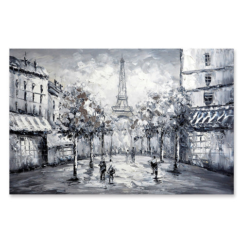PEINTURE A L'HUILE - PARIS 32x47