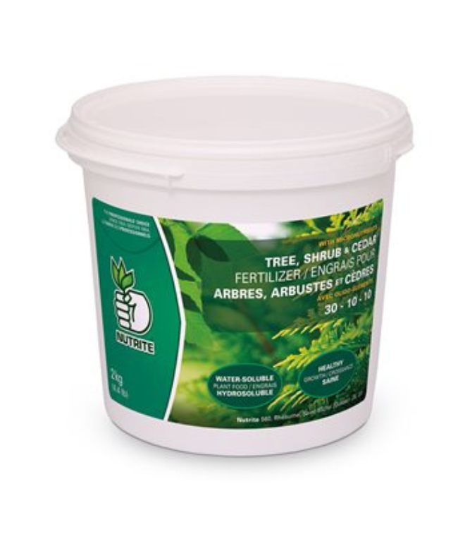 hedge plant fertilizer CEDAR AND HEDGE FERTILIZER 30-10-10 – Les Serres Legault
