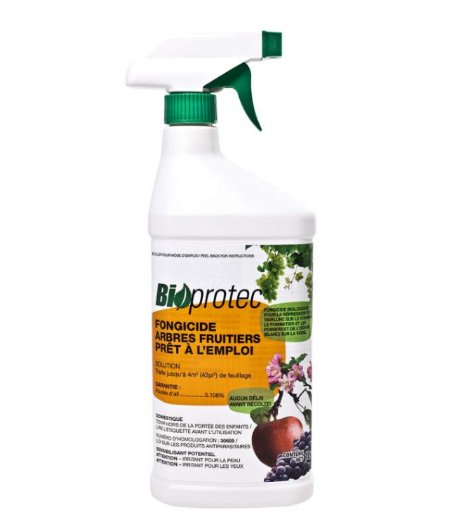 Bioprotec fongicide & bact arbres fruitiers 1l