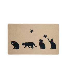 Tapis "Cats with Collar"