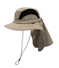 Load image into Gallery viewer, Ultralight Cape Sun Hat Beige