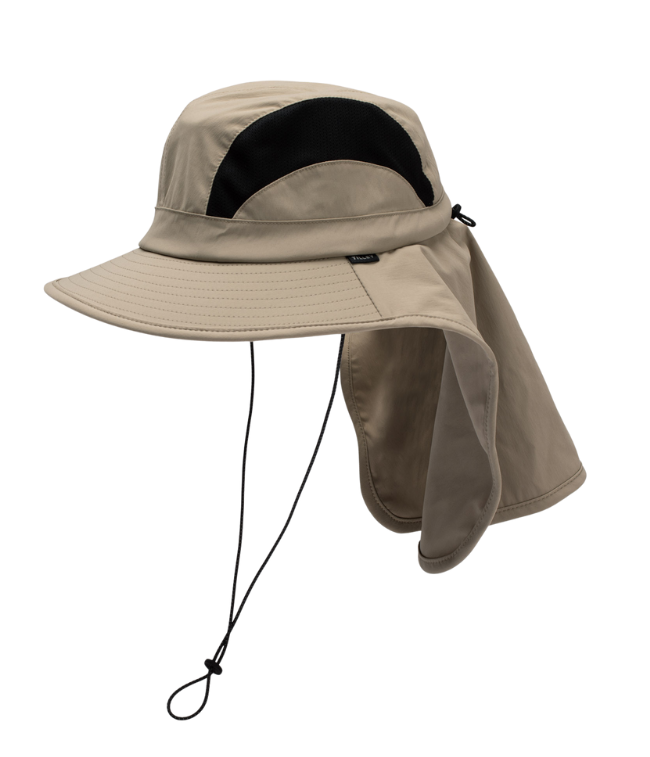 Ultralight Cape Sun Hat Beige – Les Serres Legault