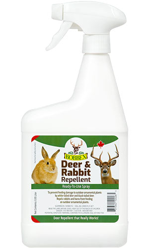 BOBBEX READY-TO-USE DEER AND RABBIT REPELLENT: 0.95 LITRE