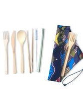 Load image into Gallery viewer, REUSABLE BAMBOO UTENSIL KIT