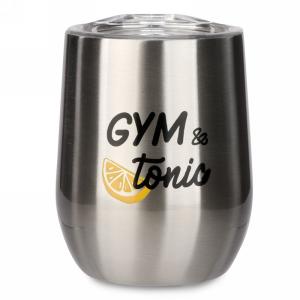 Gobelet de vin isolé " Gym & Tonic"