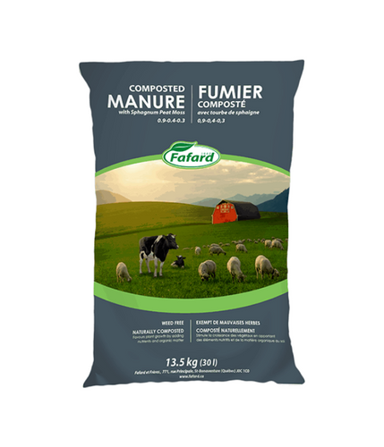 FAFARD COMPOST MANURE with Sphagnum Peat Moss 