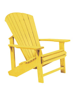 C.R.PLASTIC™ CHAISE ADIRONDACK CLASSIQUE - JAUNE